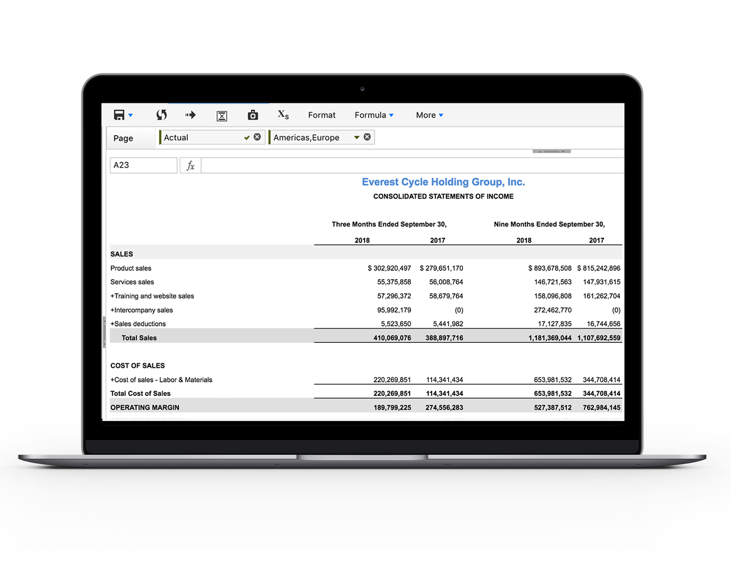 Planfuls financial reporting tool generate flexible ad-hoc reporting